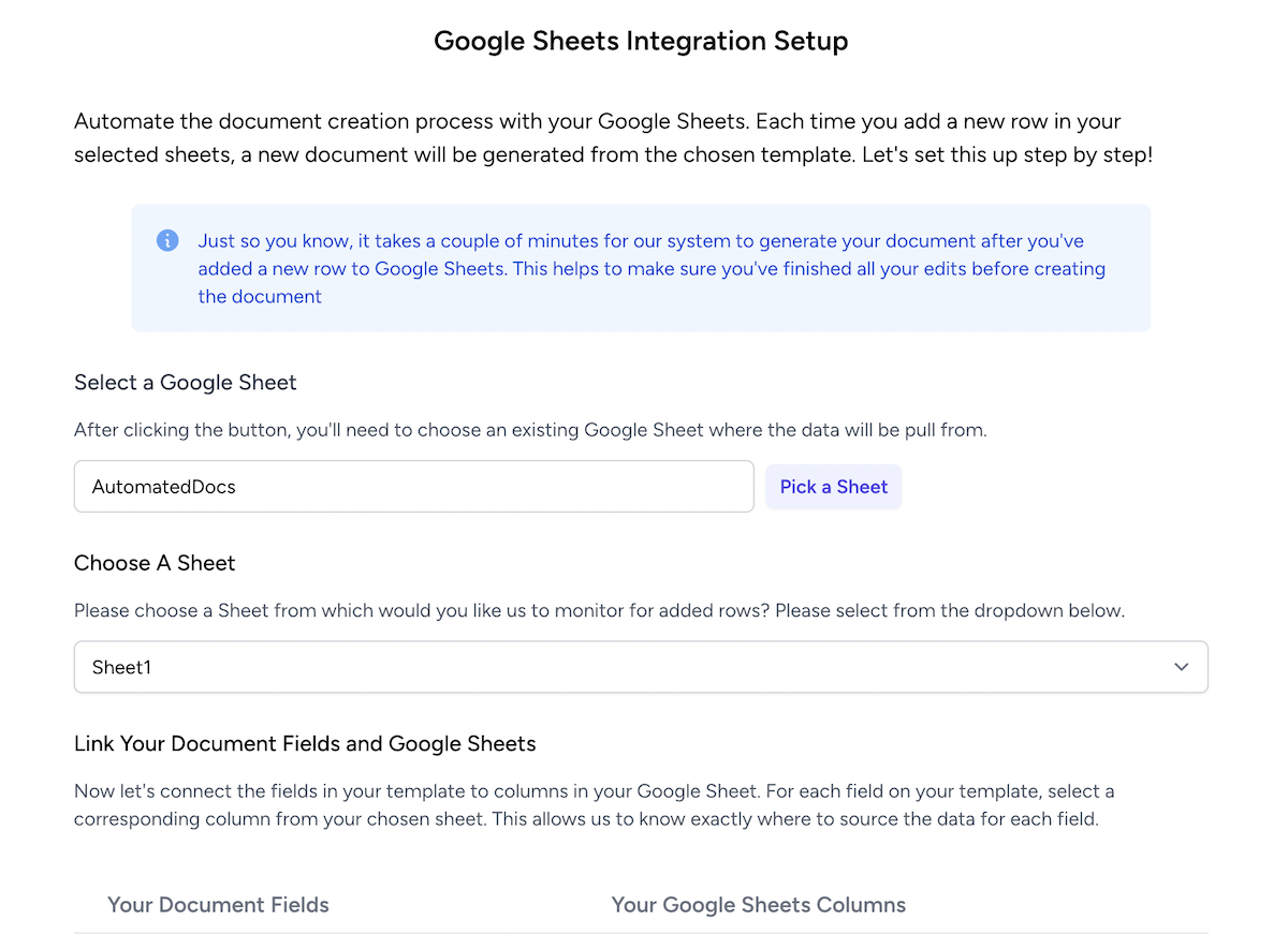 AutomatedDocs - google-drive Integration